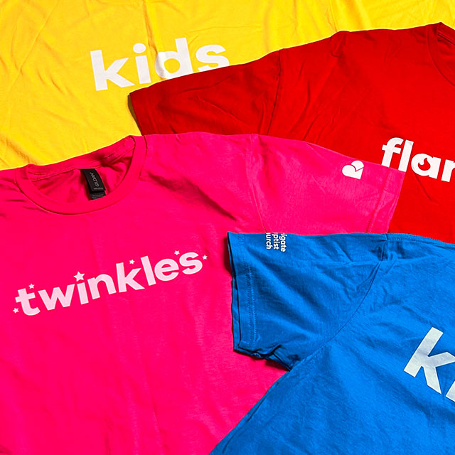 kids team t-shirts