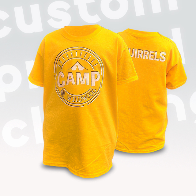kids holiday club t-shirts front and back